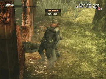 Metal Gear Solid 3 - Snake Eater (Japan) screen shot game playing